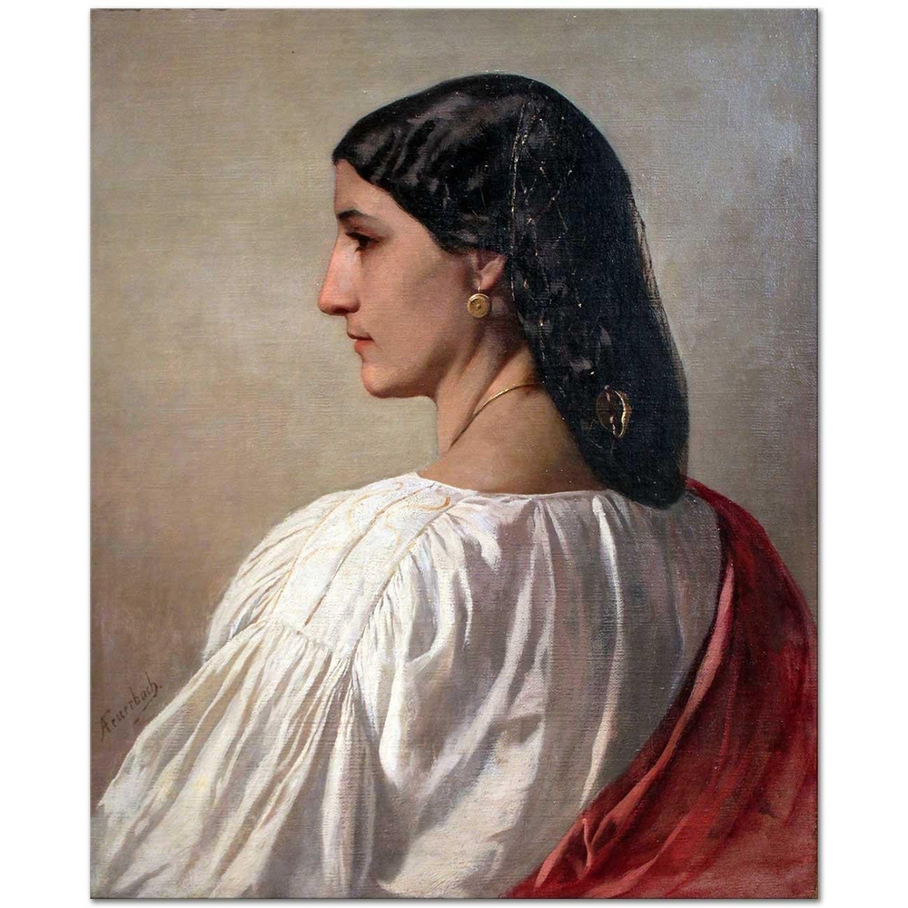 Anselm Feuerbach Nanna Kanvas Tablo