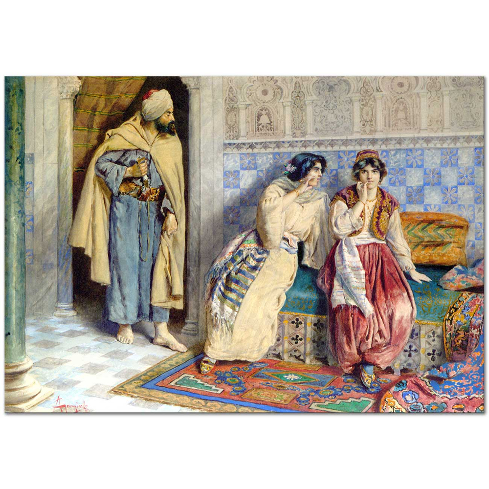 Antonio Gargiullo Mesaj Kanvas Tablo