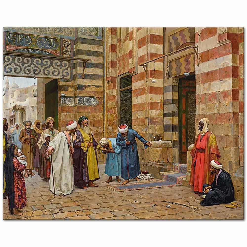 Arthur von Ferraris Hoşgeldiniz Kanvas Tablo