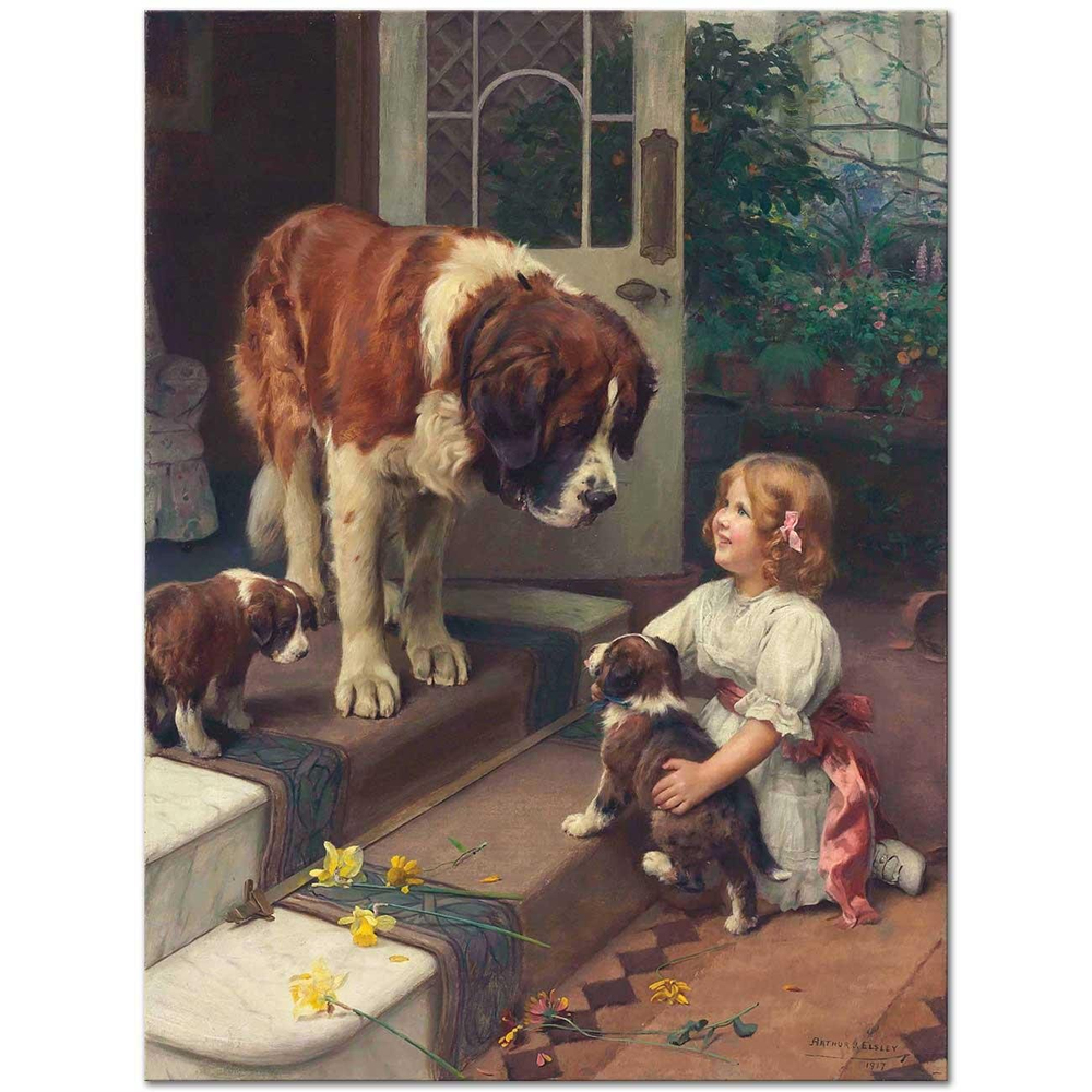 Arthur John Elsley İşte Geldiler Kanvas Tablo