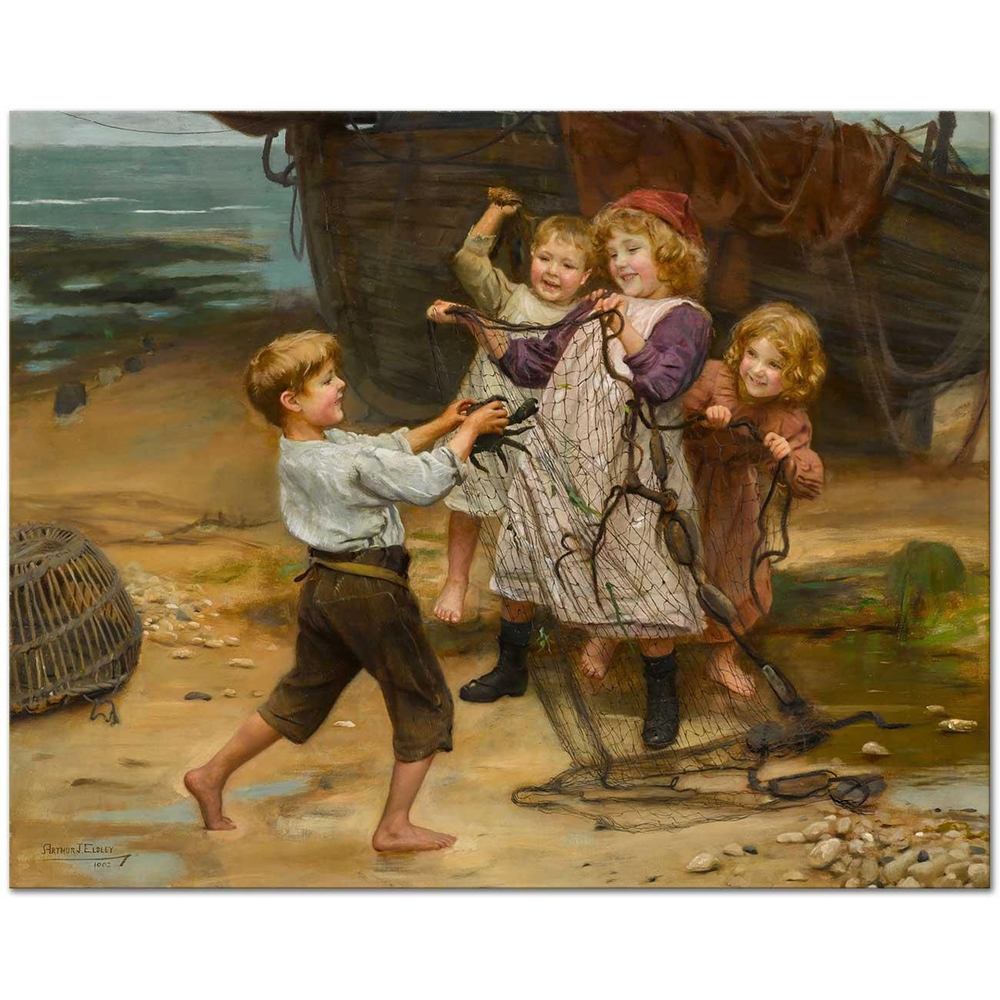 Arthur John Elsley Günün Ebesi Kanvas Tablo