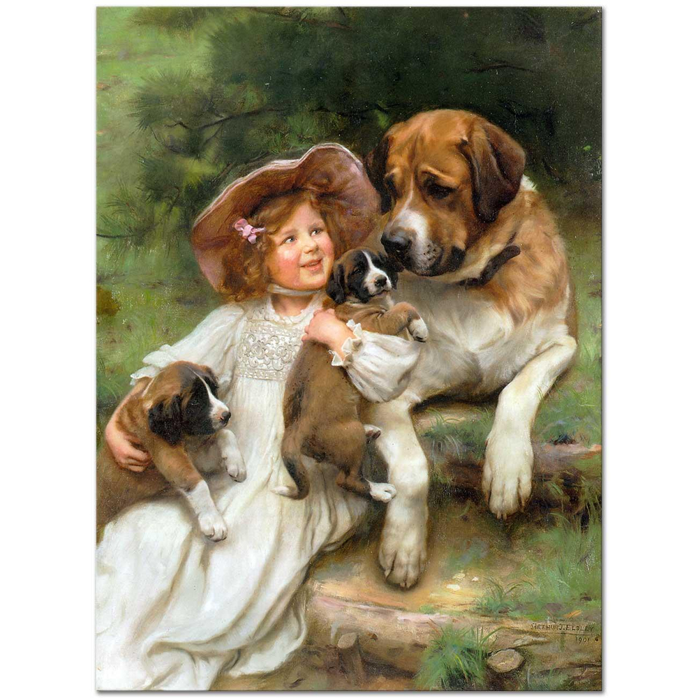 Arthur John Elsley Hangisini Alayım ? Kanvas Tablo