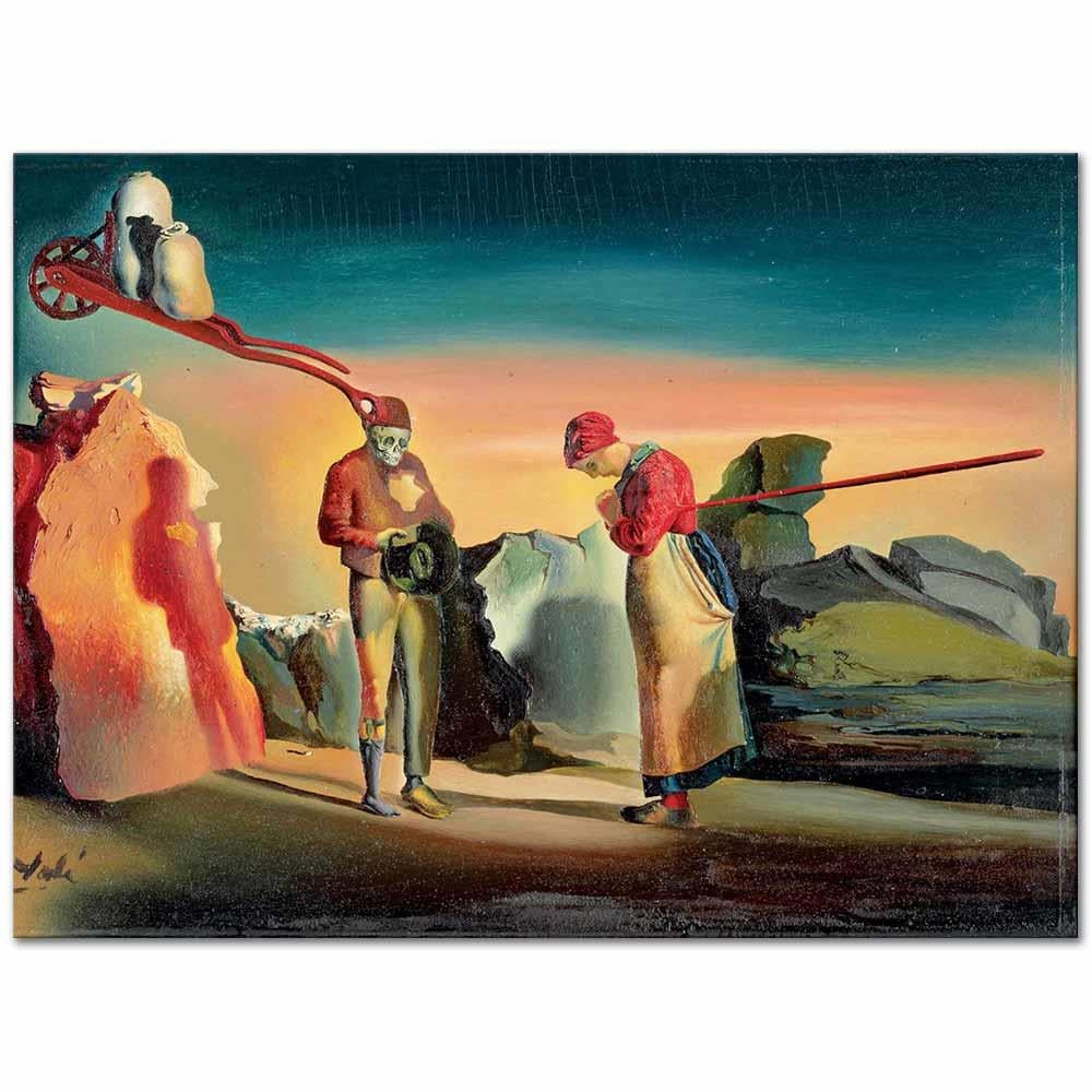 Salvador Dali Alacakaranlığın Soyaçekimi Kanvas Tablo