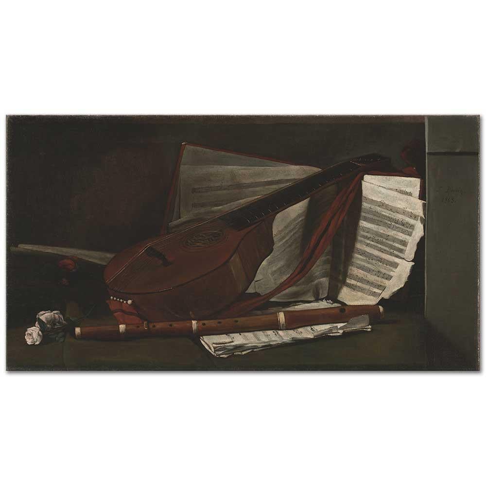 François Bonvin Müziğin Özellikleri Kanvas Tablo