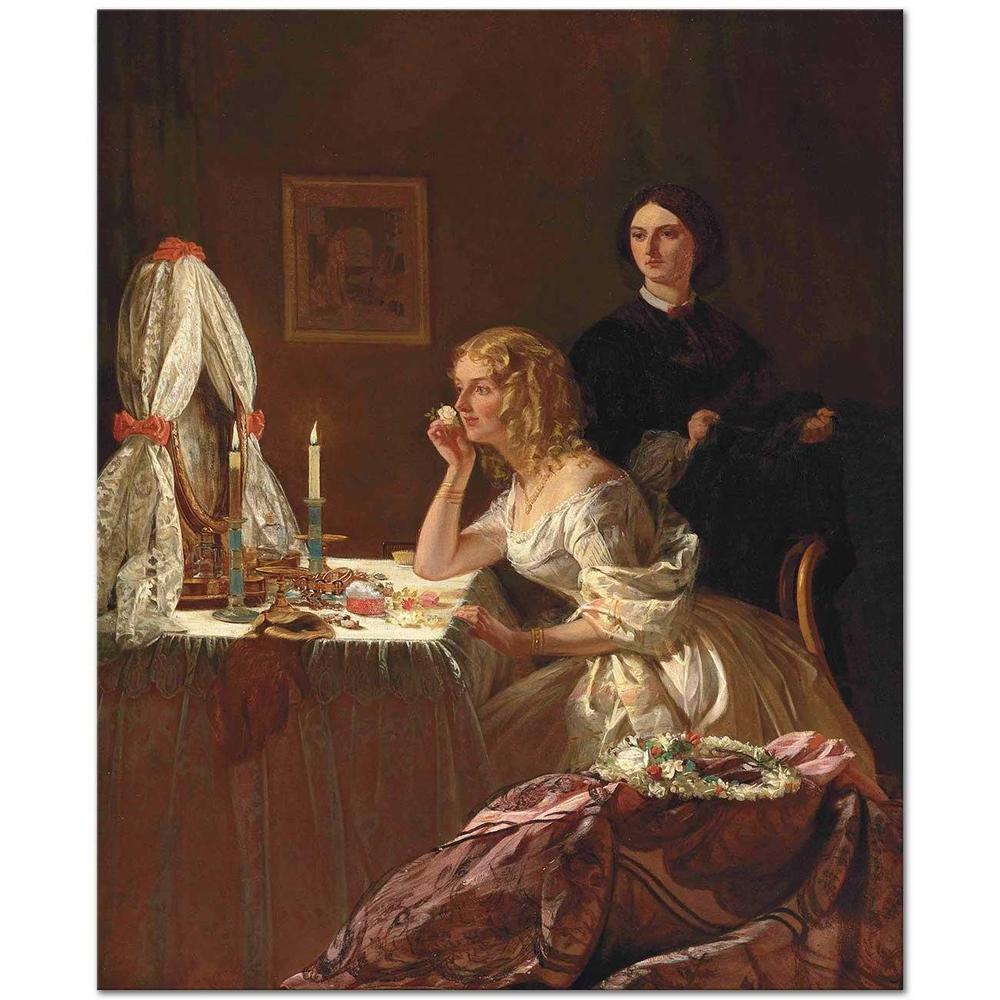 Augustus Leopold Egg Makyaj Kanvas Tablo