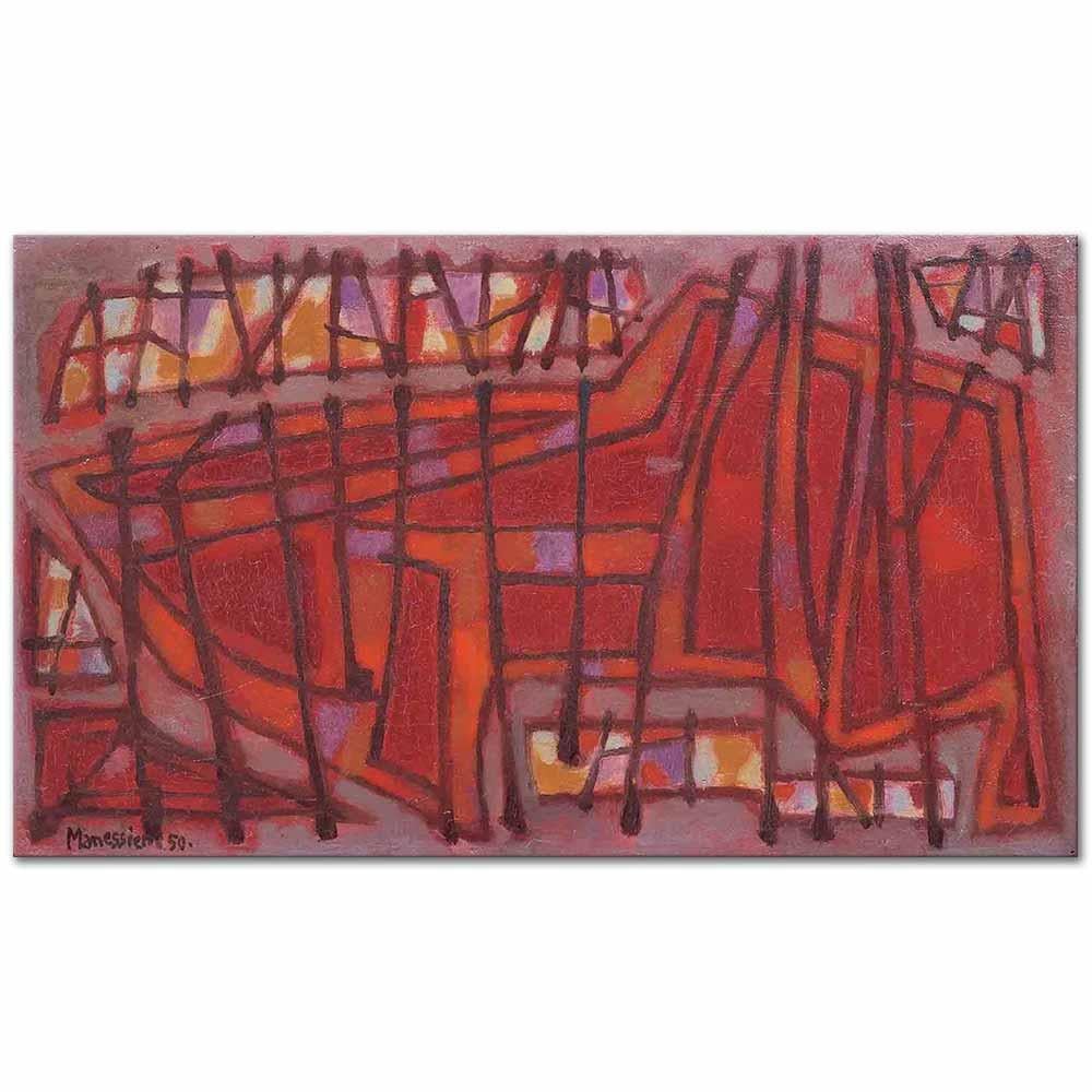 Alfred Manessier Sonbahar Kanvas Tablo
