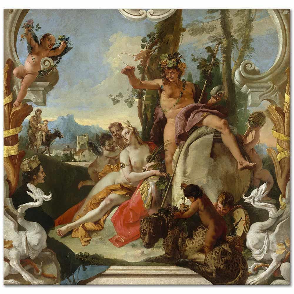 Giovanni Battista Tiepolo Bacchus ve Ariadne Kanvas Tablo