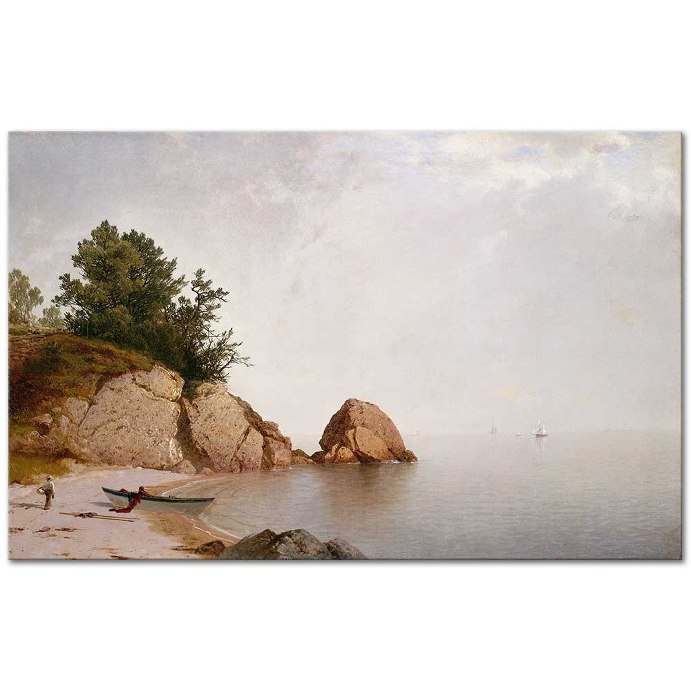 John Frederick Kensett Beverly Plajı Kanvas Tablo