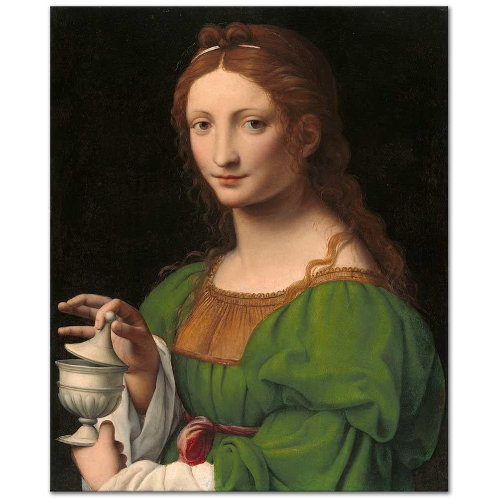 Bernardino Luini Magdalene Kanvas Tablo