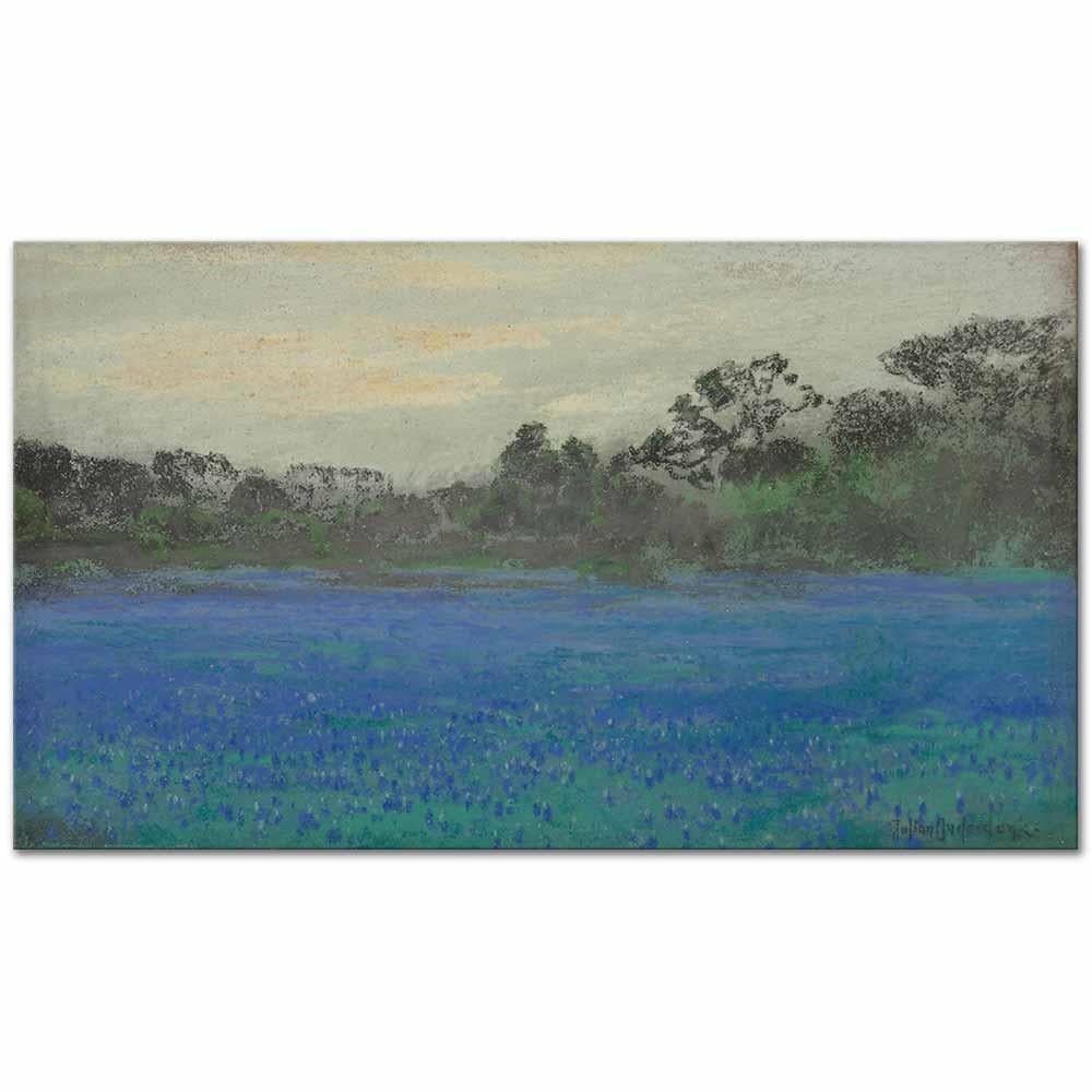 Julian Onderdonk Mavi Bone Tarlasında Kanvas Tablo