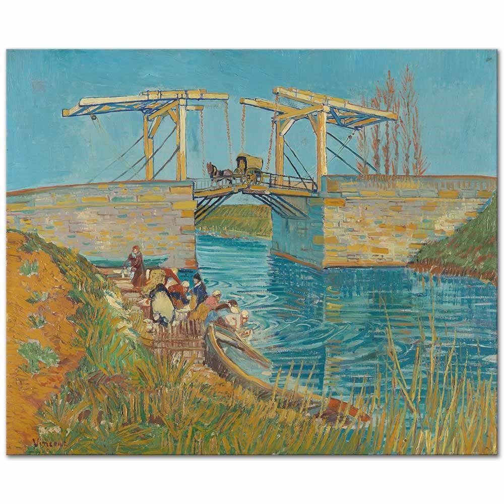 Bridge at Arles (Pont de Langlois) by Vincent van Gogh as Fine Art Print