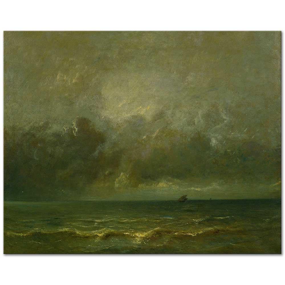 Jules Dupre Fırtına Öncesi Sessizlik Kanvas Tablo