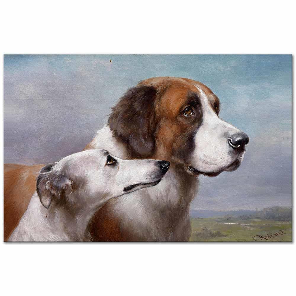 Carl Reichert Dignity ve Grace Kanvas Tablo