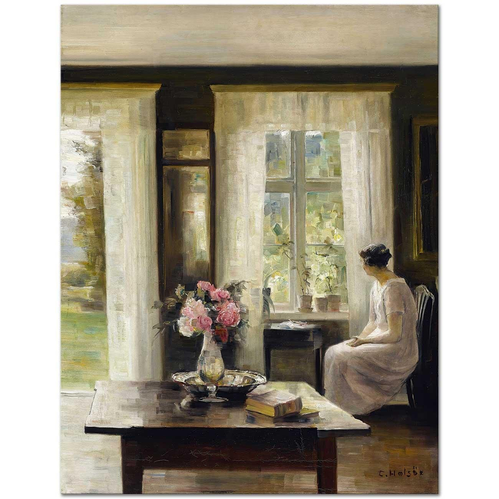Carl Vilhelm Holsoe Bahar Işığı Kanvas Tablo