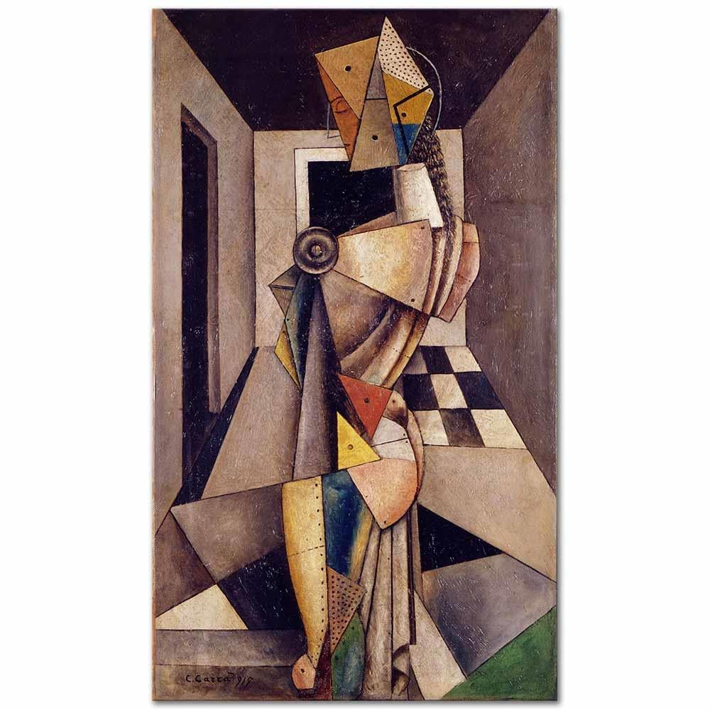 Carlo Carra Penelope Kanvas Tablo