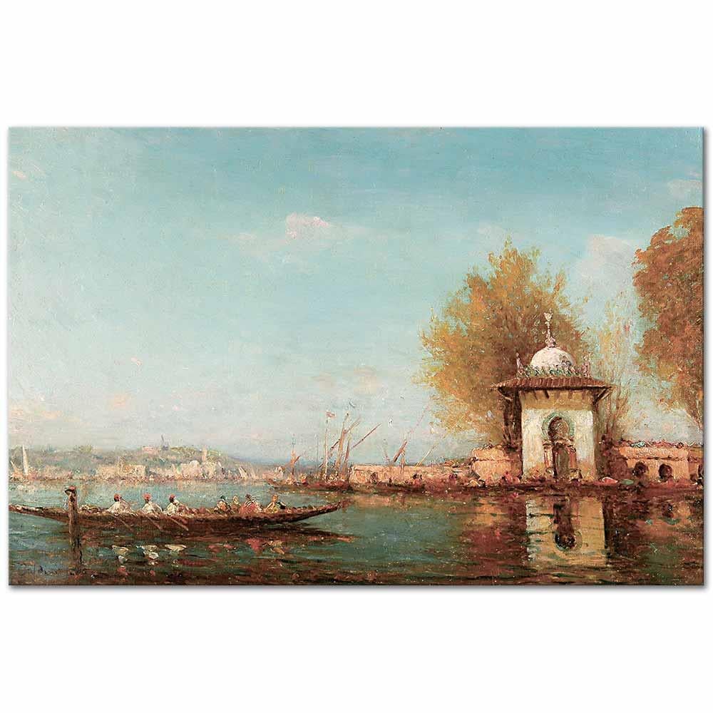 Charles Clement Calderon Boğaziçi Kanvas Tablo