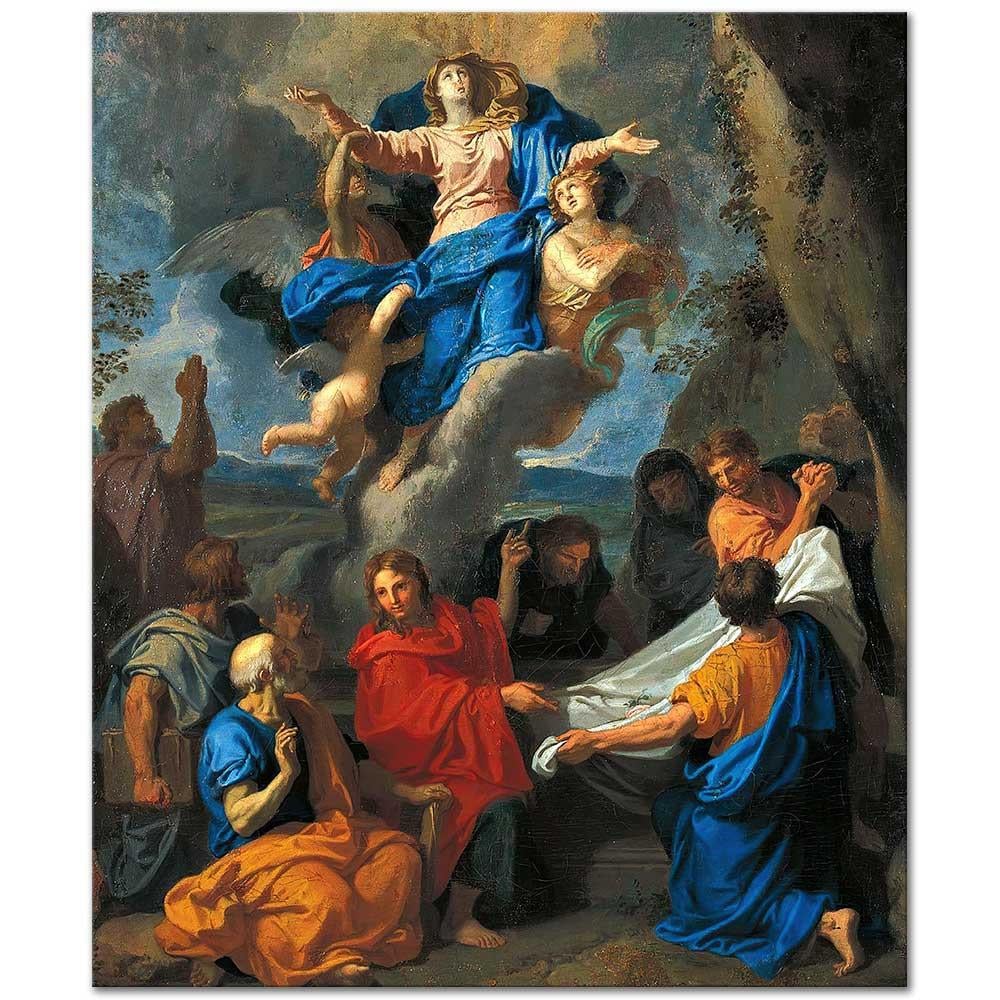Charles Le Brun Bakirenin Göğe Yükselişi Kanvas Tablo
