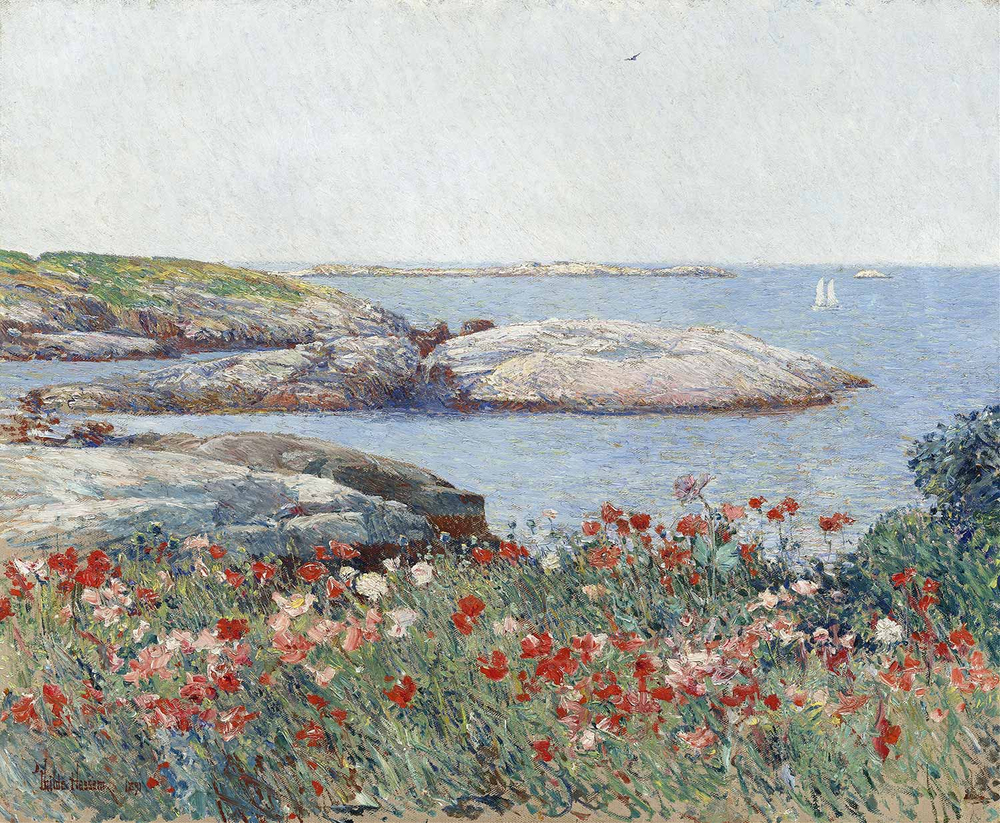 Childe Hassam Poppies Isles Of Shoals Art Print