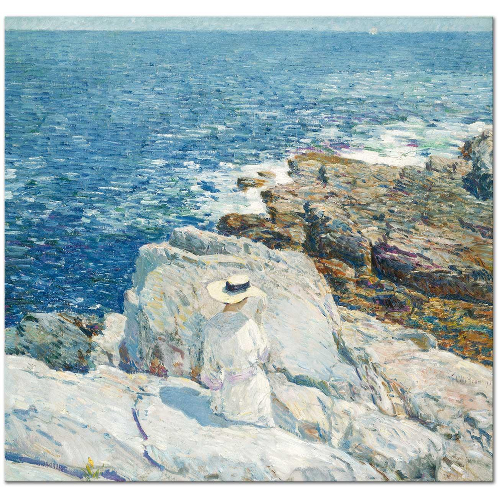 Childe Hassam Güney Burnu Appledore Kanvas Tablo