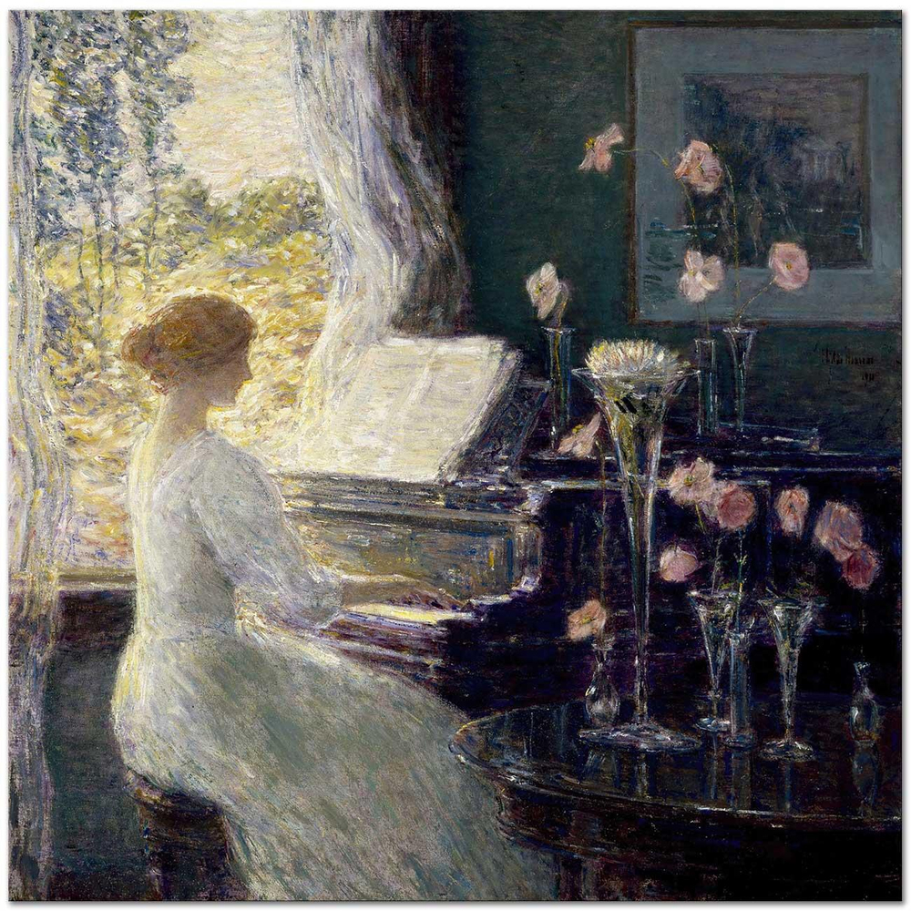 Childe Hassam Sonat Kanvas Tablo