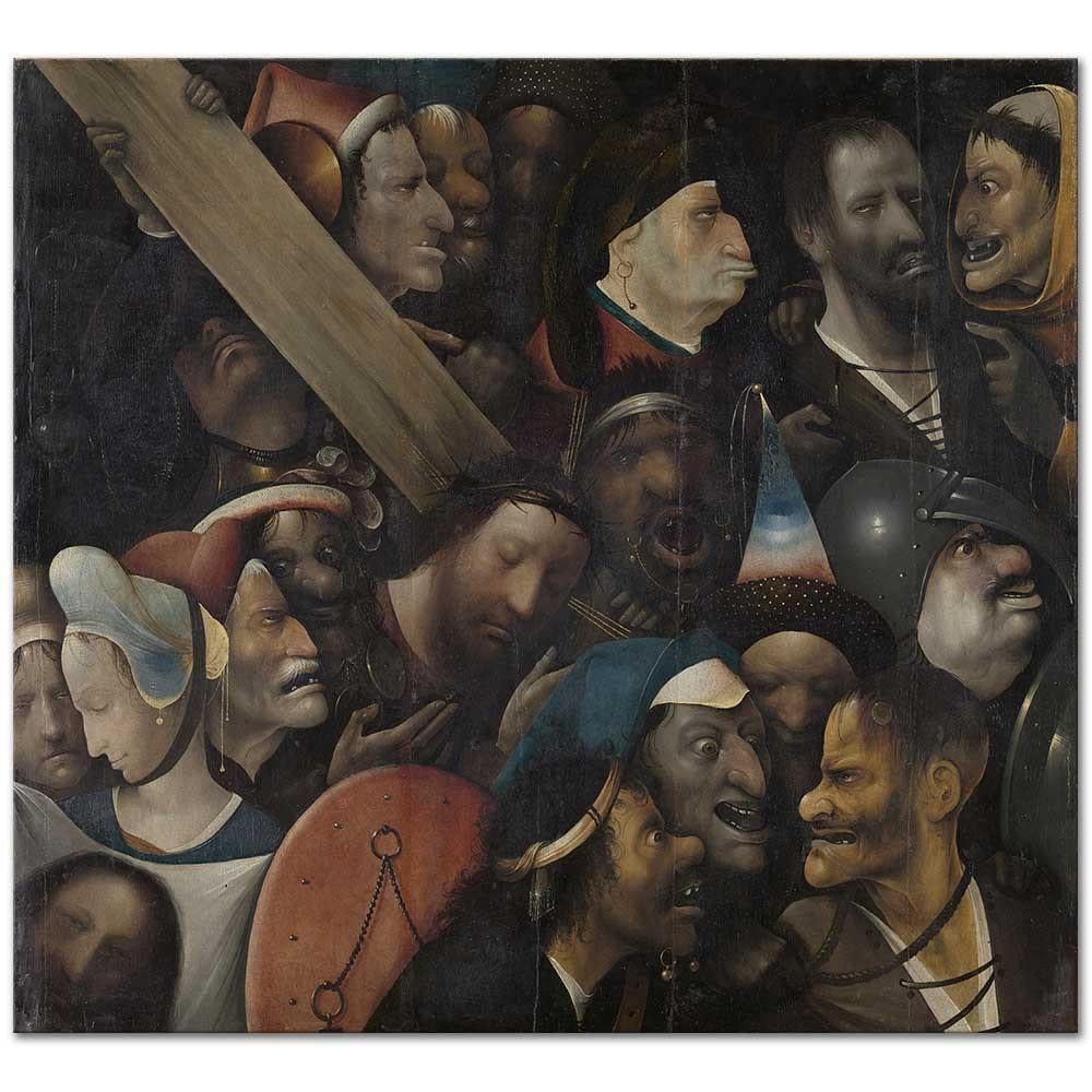 Hieronymus Bosch İsa Çarmıhı Taşırken Kanvas Tablo