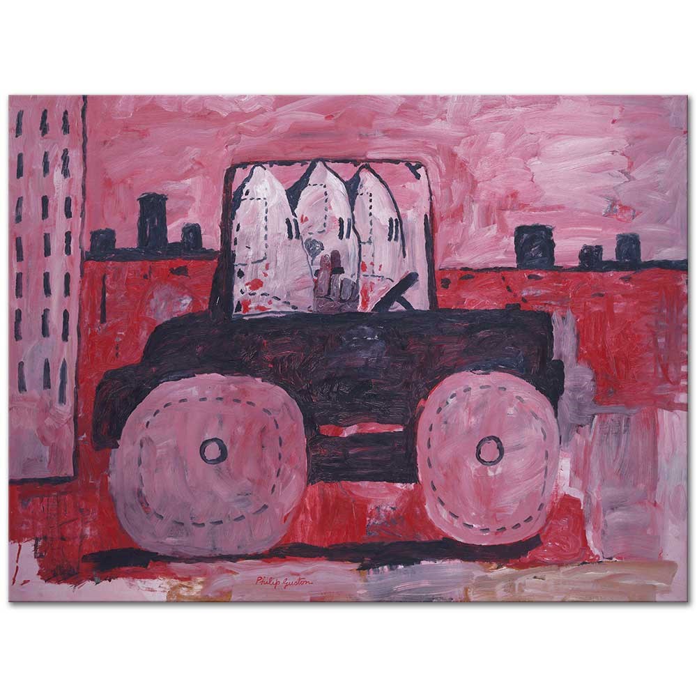 Philip Guston Kent Sınırları Kanvas Tablo