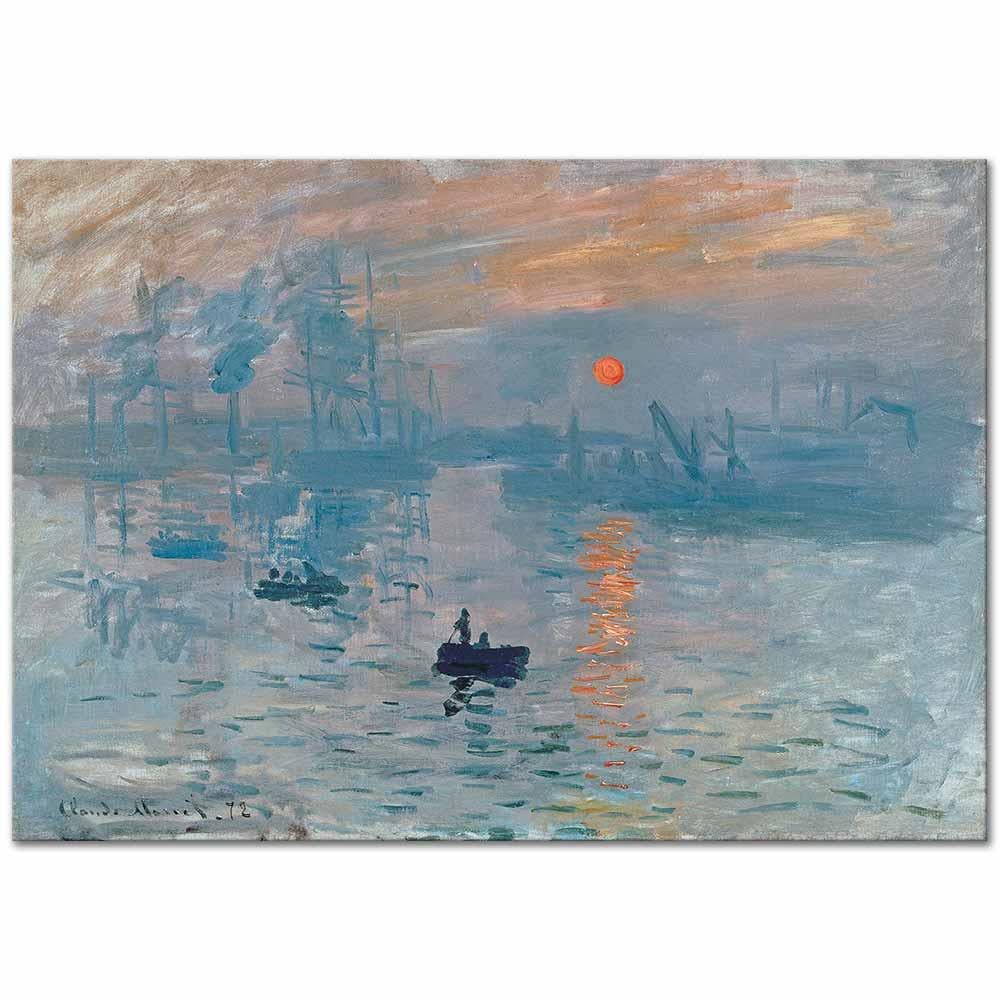 Claude Monet Gün Doğumu Kanvas Tablo