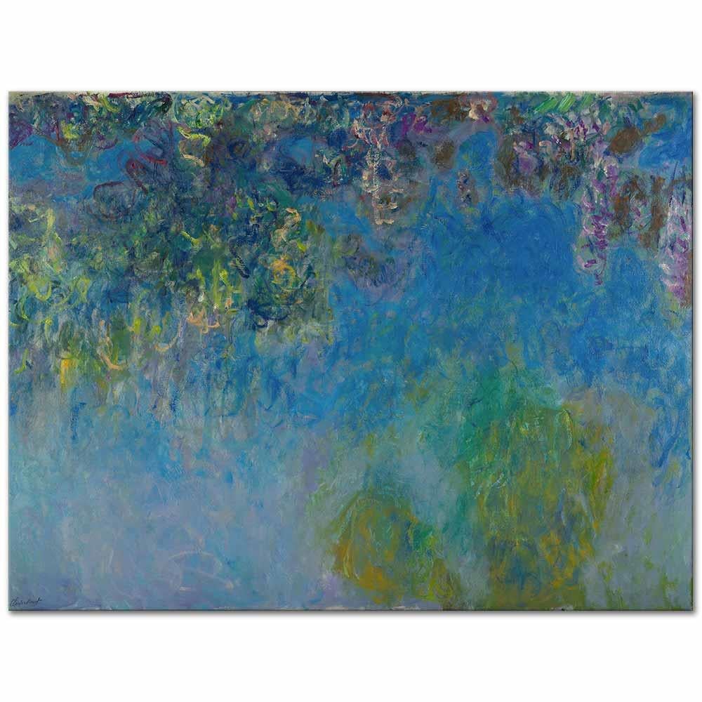 Claude Monet Wisteria Kanvas Tablo