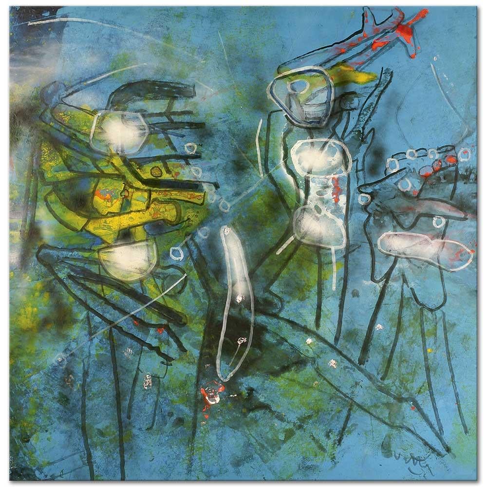 Roberto Matta Kompozisyon Kanvas Tablo