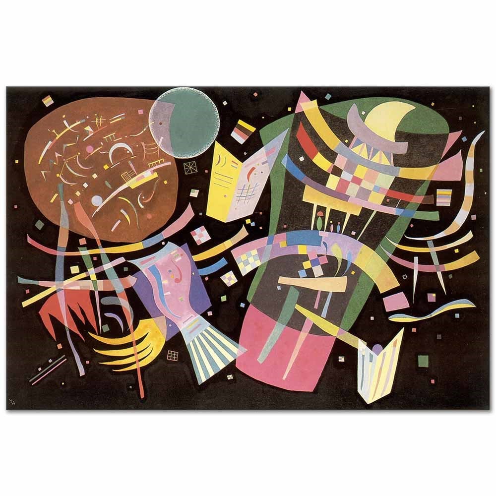 Wassily Kandinsky Kompozisyon 10 Kanvas Tablo