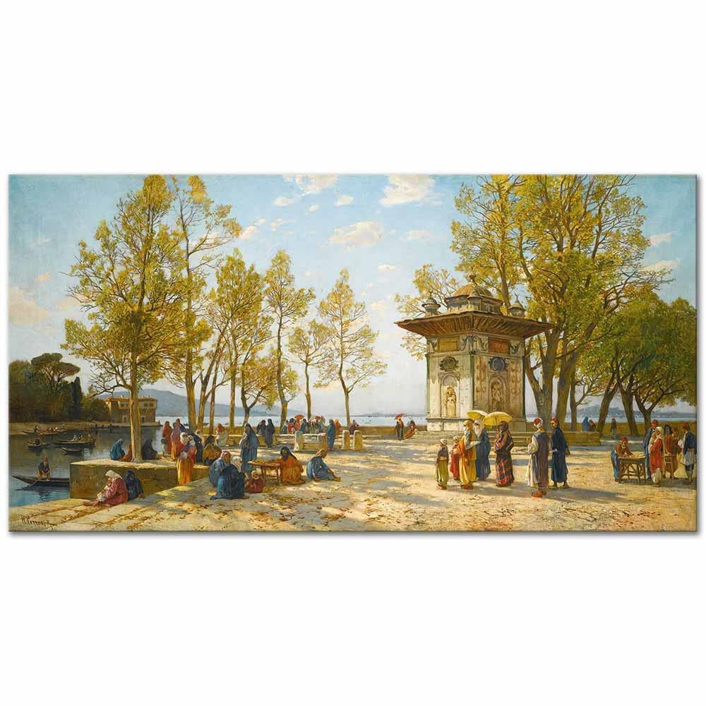 Hermann David Salomon Corrodi İstanbul Kanvas Tablo