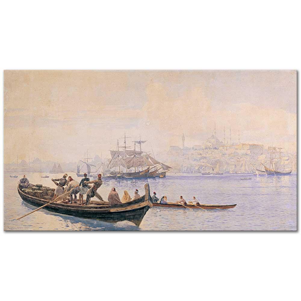Tristram Ellis İstanbul Manzarası Kanvas Tablo