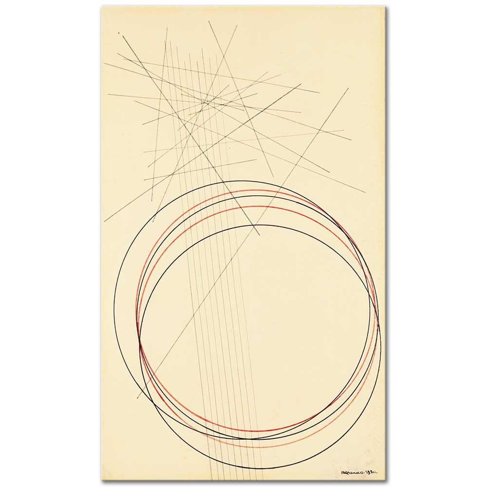 Alexander Rodchenko Konstruksiyon Kanvas Tablo