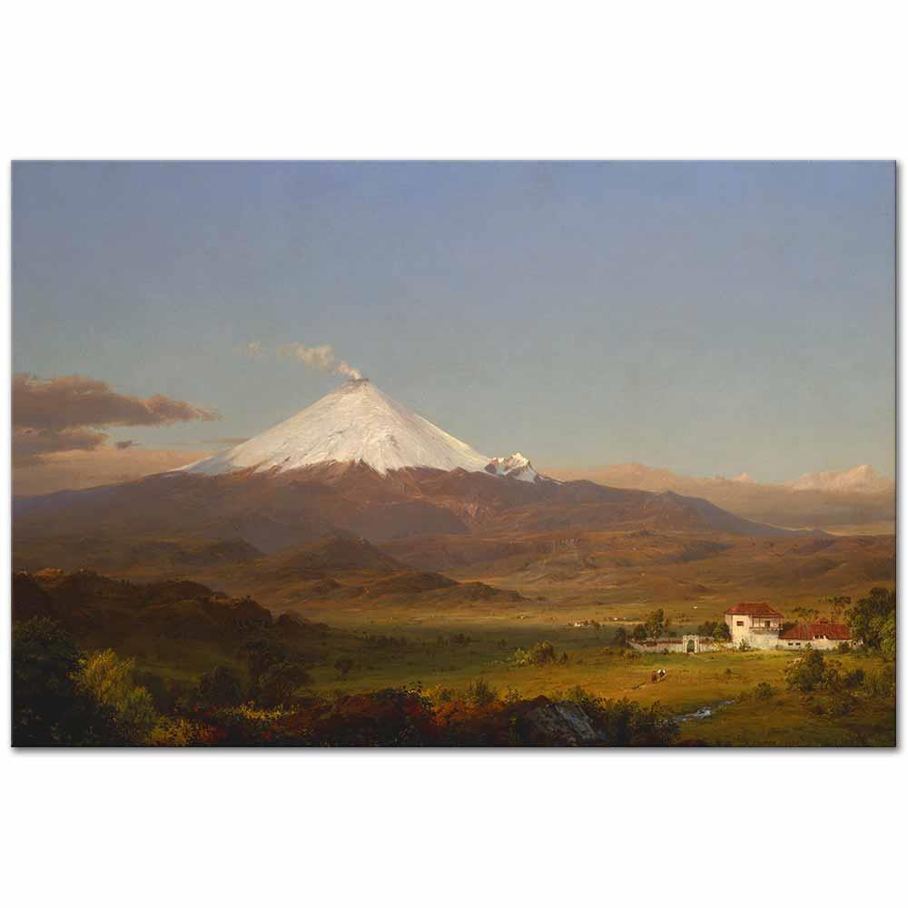 Frederic Edwin Church Cotopaxi Kanvas Tablo