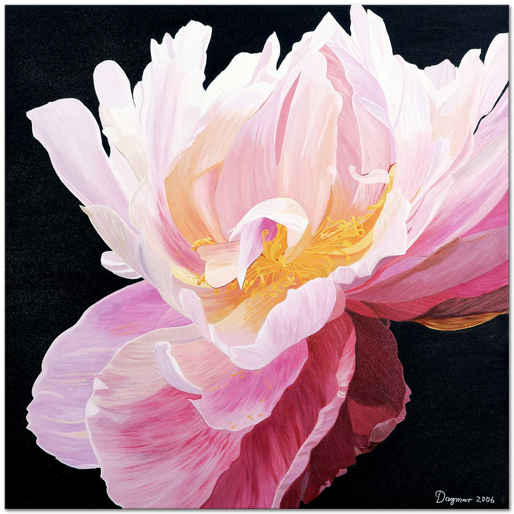 Dagmar Göğdün Pembe Açılış Kanvas Tablo
