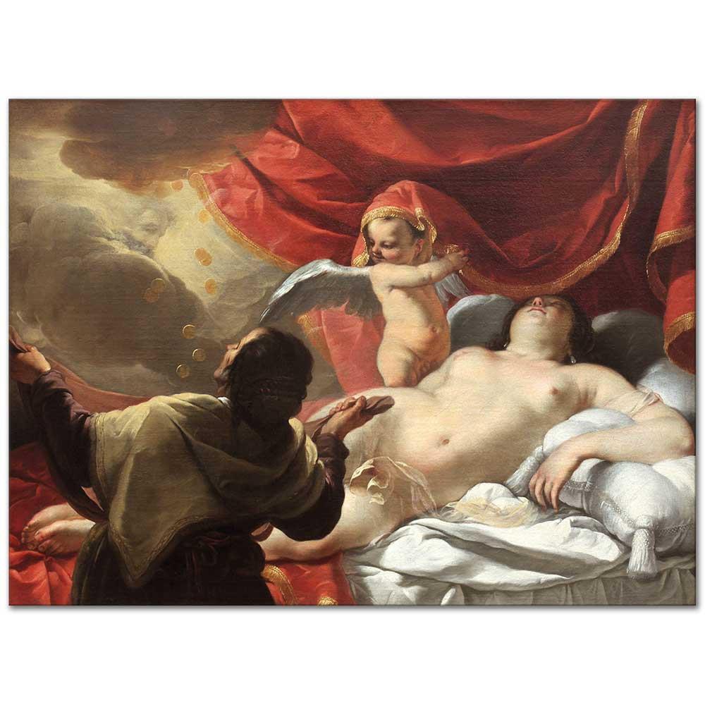 Jacques Blanchard Danae Kanvas Tablo