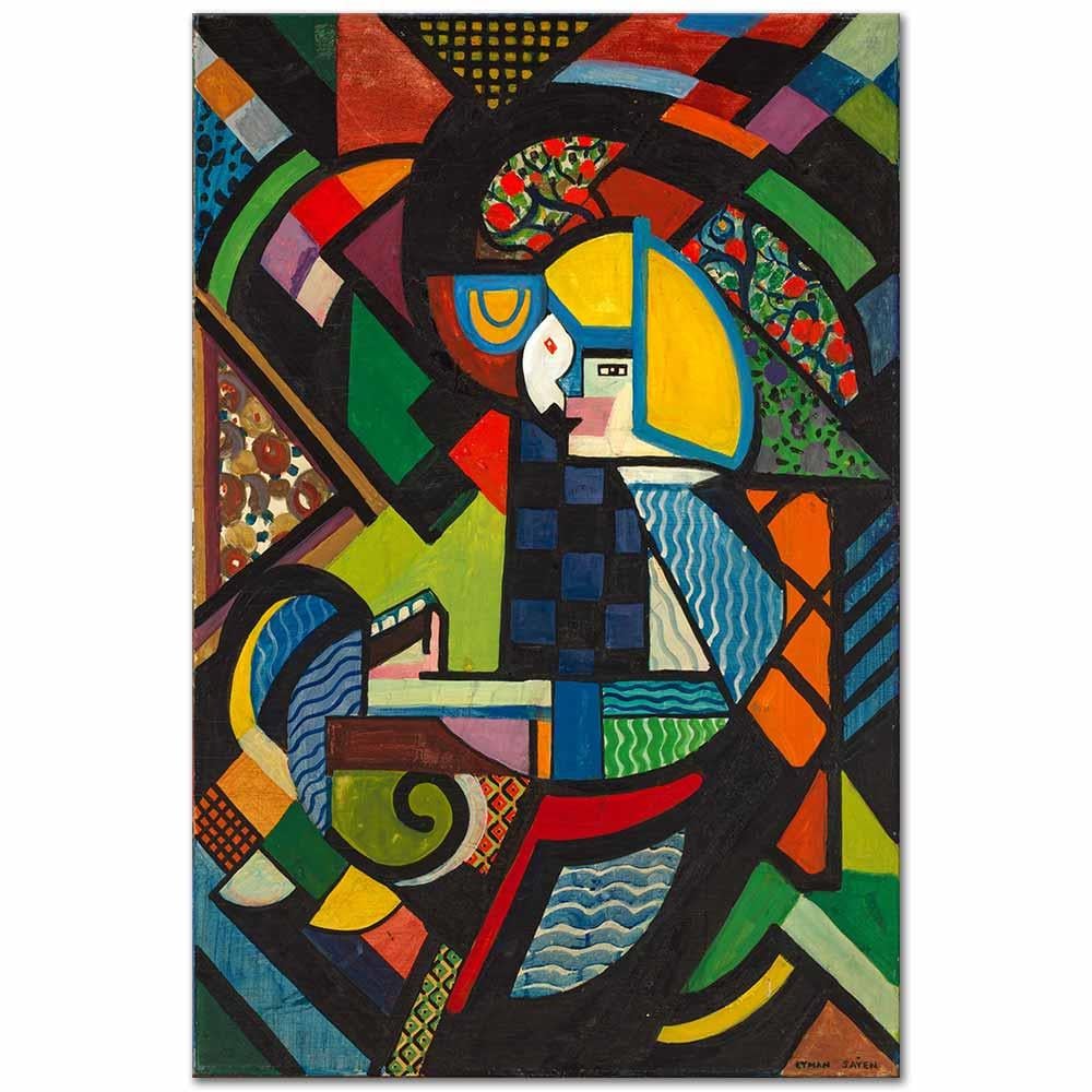 Henry Lyman Sayen Kızı Sallanan Sandalyede Kanvas Tablo