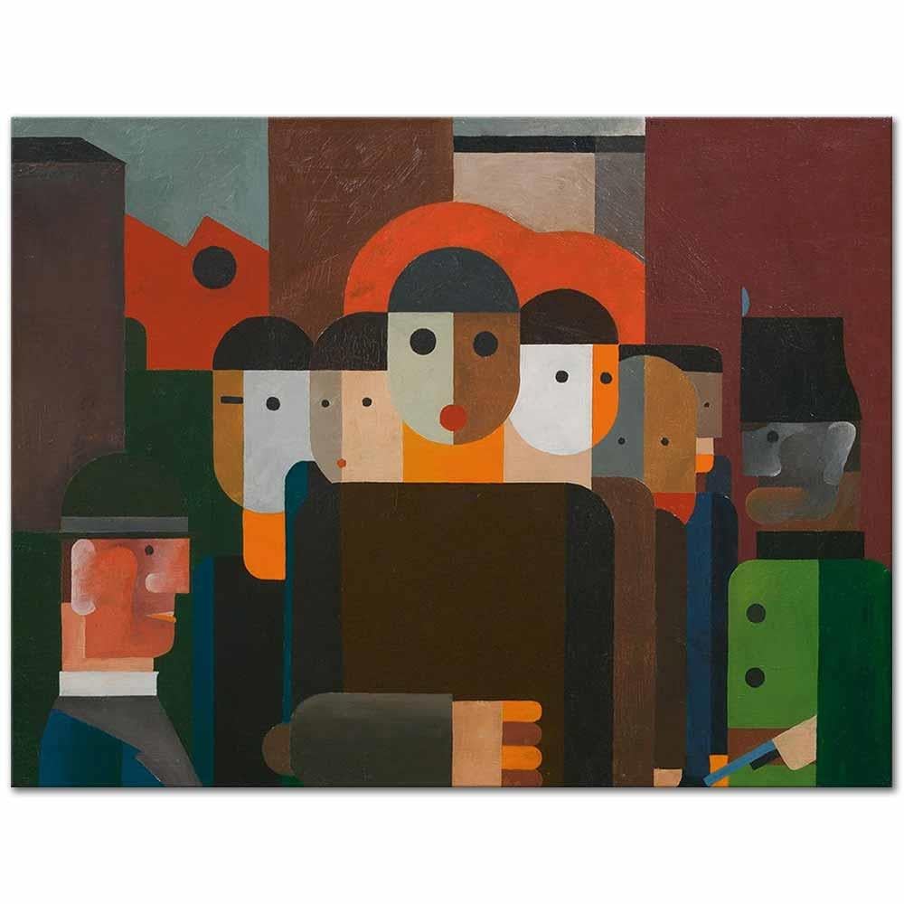 Franz Wilhelm Seiwert Gösteri Kanvas Tablo