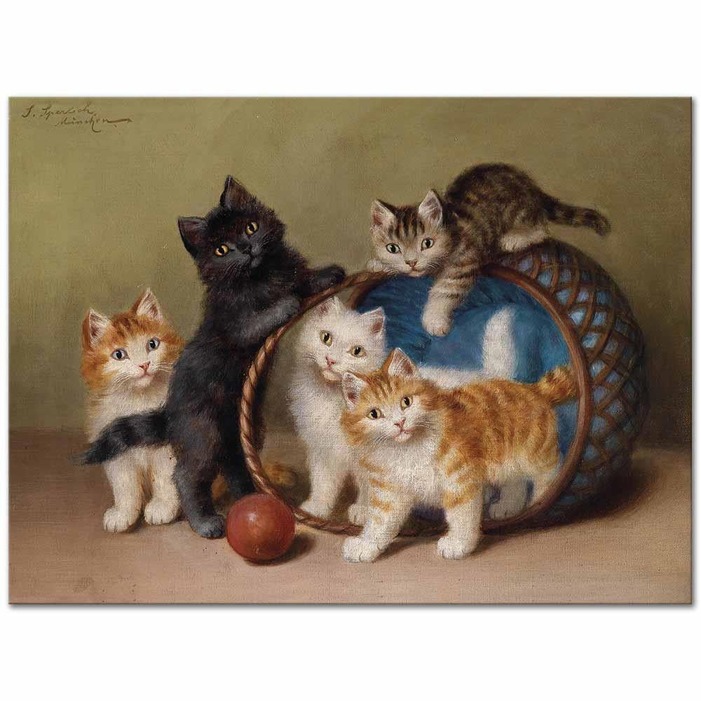 Sophie Sperlich Kırmızı Top Kanvas Tablo