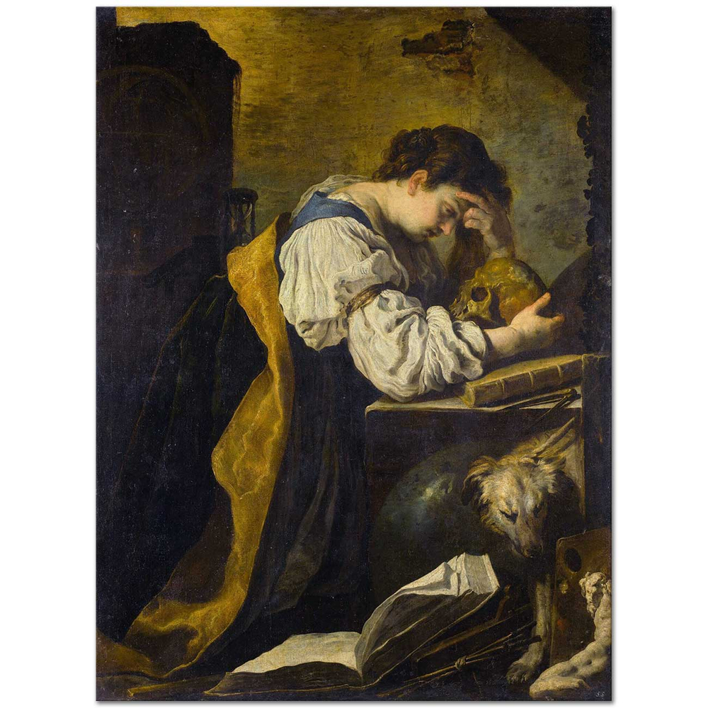 Domenico Fetti Melankoli Kanvas Tablo