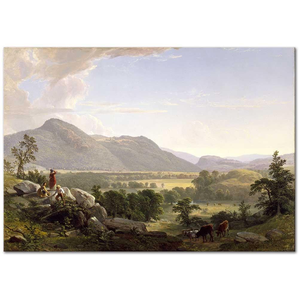 Asher Brown Durand Dover Ovası New York Kanvas Tablo