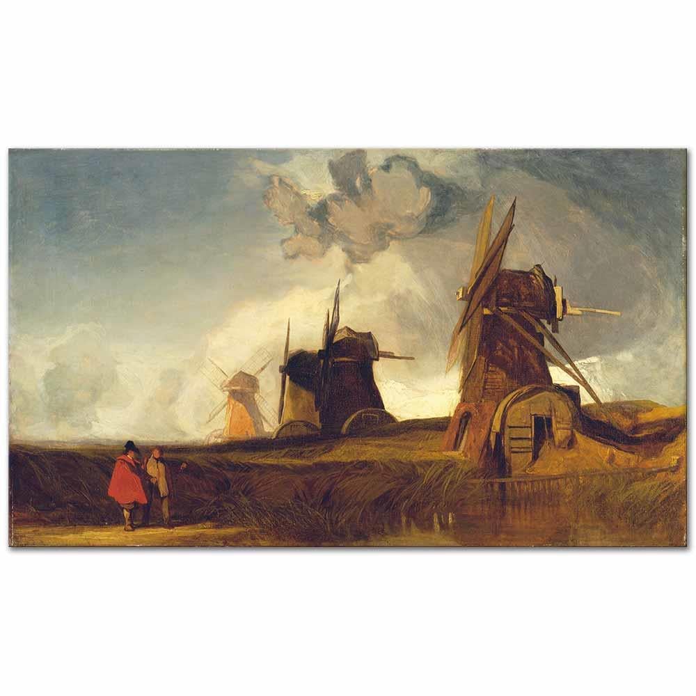 John Sell Cotman Değirmen Lincolnshire Kanvas Tablo