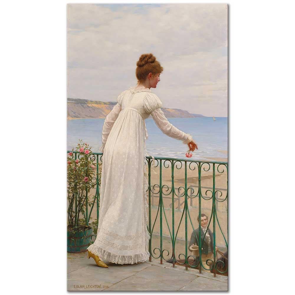 Edmund Blair Leighton Bir Jest Kanvas Tablo