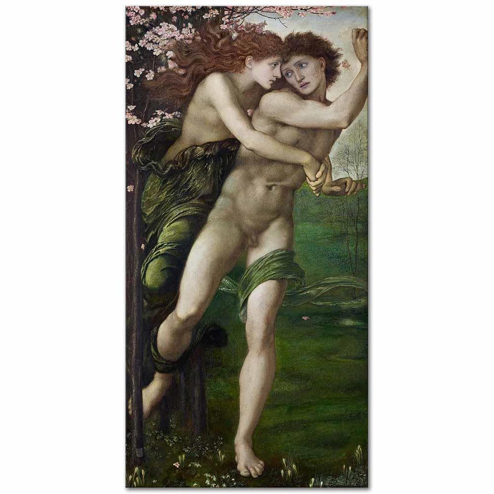 Edward Burne Jones Phyllis ve Demophoon Kanvas Tablo