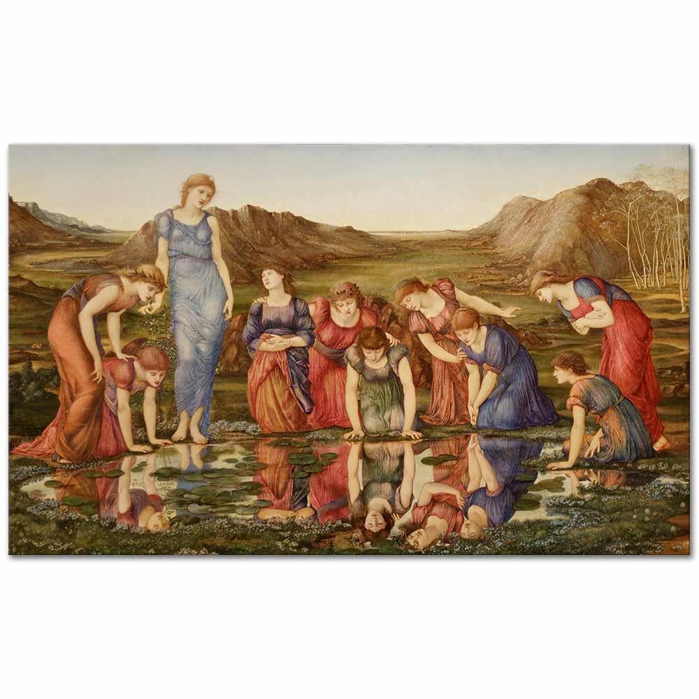 Edward Burne Jones Venüs'ün Aynası Kanvas Tablo