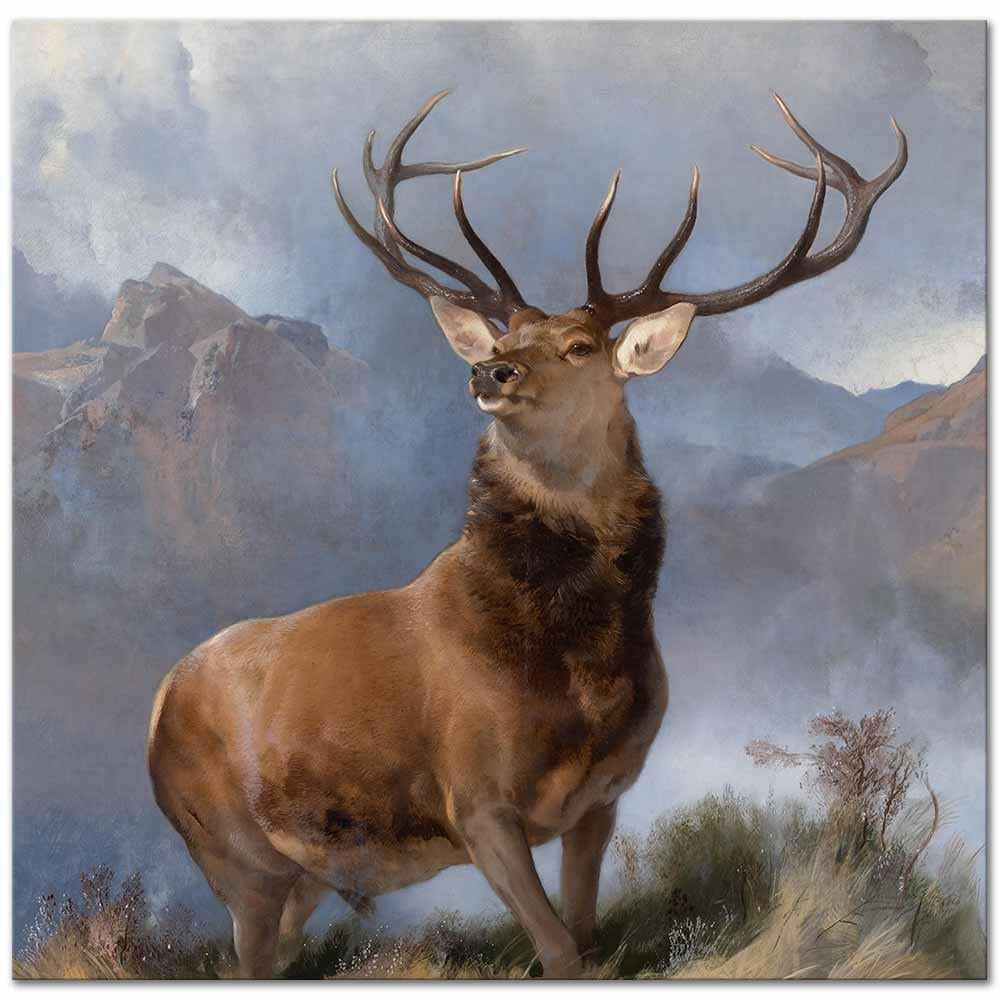 Edwin Henry Landseer Dağ Krallığı Kanvas Tablo