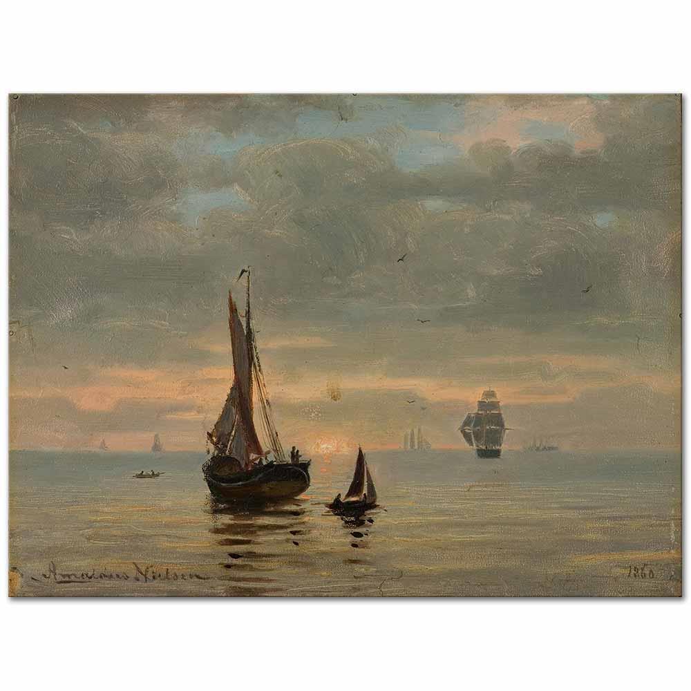 Amaldus Nielsen Anı Kanvas Tablo