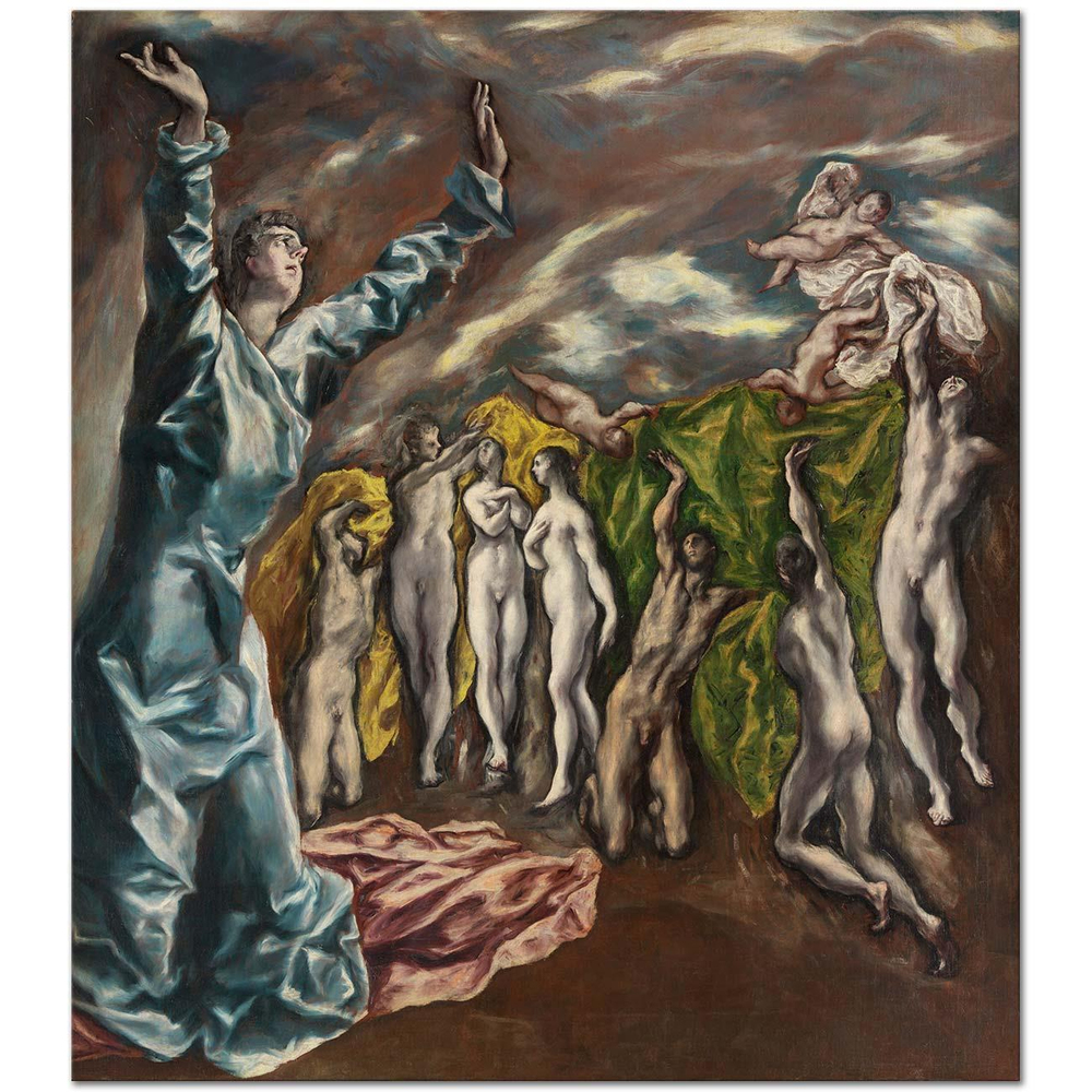 El Greco The Vision of Saint John Art Print