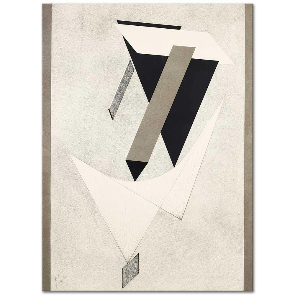 El Lissitzky Kestner'in Portföyü 02 Kanvas Tablo