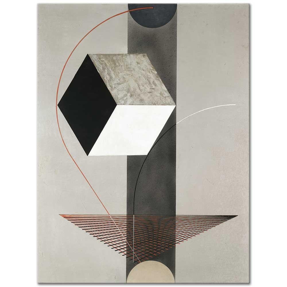 El Lissitzky Proun 99 Kanvas Tablo